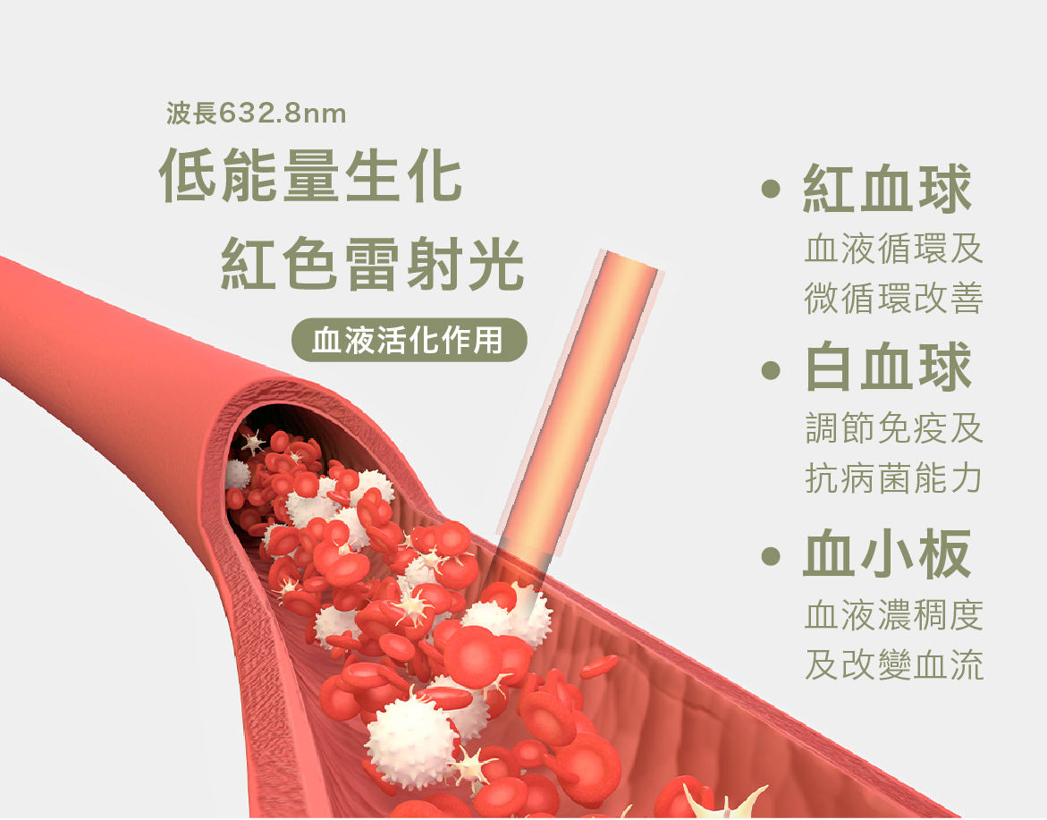氦氖雷射療程說明圖