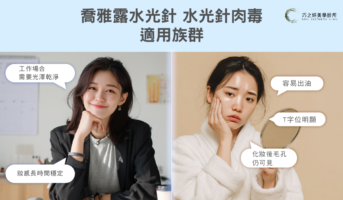 喬雅露水光針 水光針肉毒適用族群